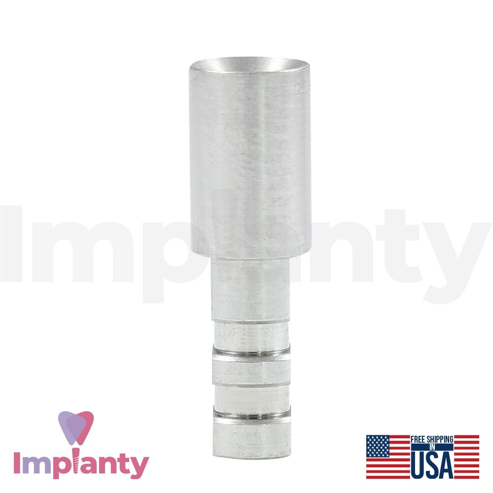 100x Dental Analog 3.75mm Standard Platform Stainless Steel Int Hex 2.42mm