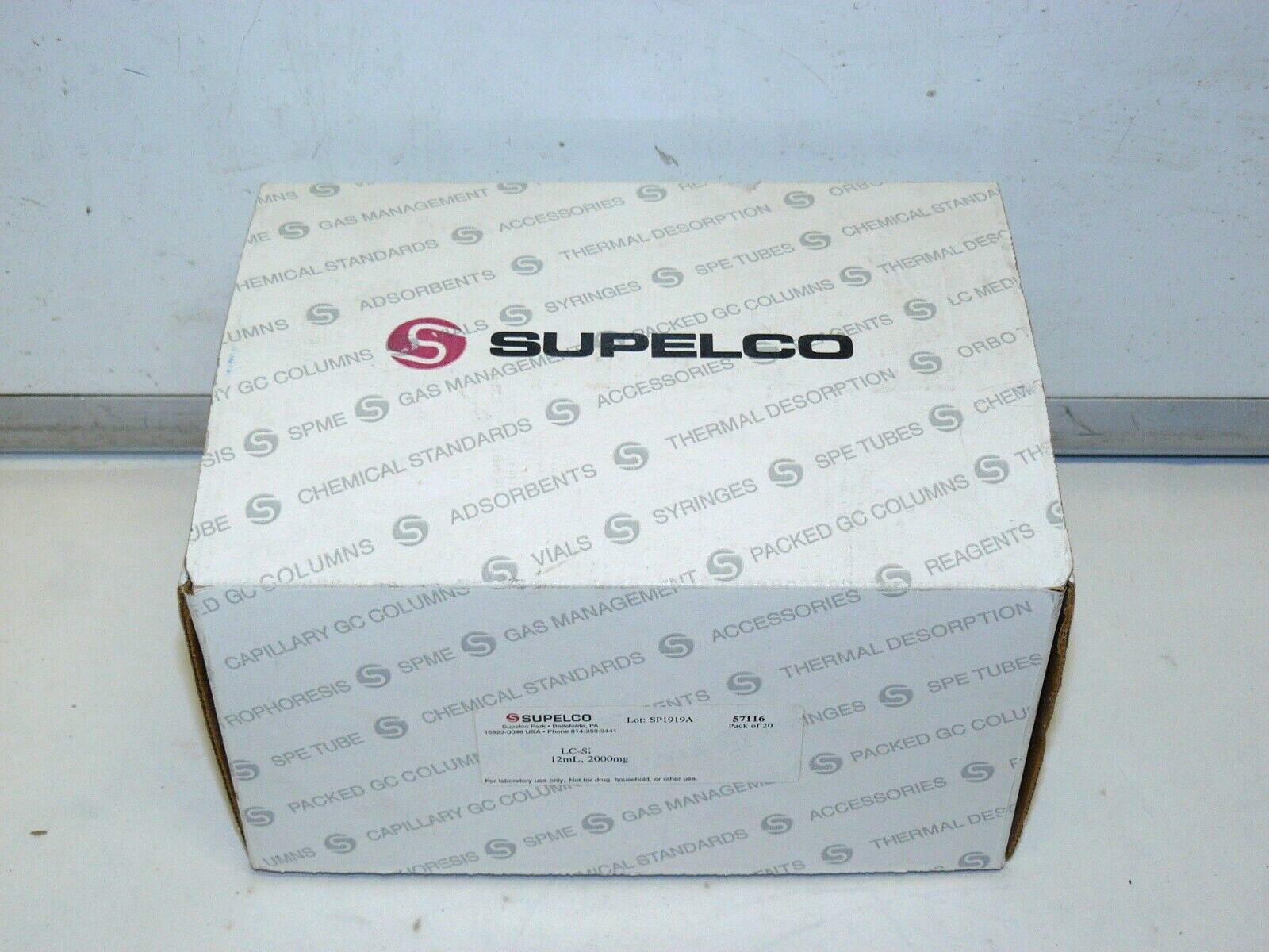 Millipore Sigma Supelco Supelclean 57116 LC-SI SPE Tube 12mL 2000mg Pack of 20