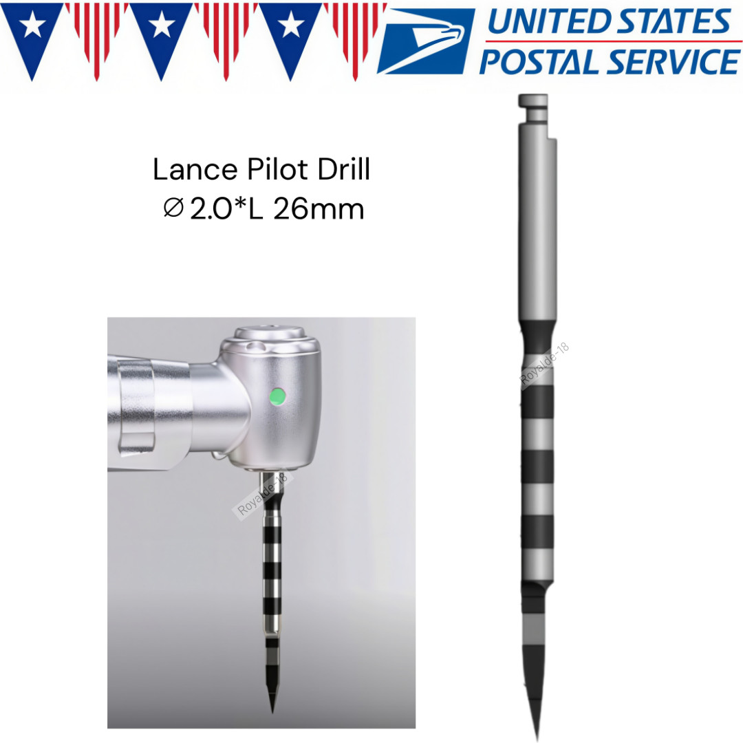 1PC Dental Pilot Drill Triangle Lance Impla Space Drills for 3.0 Impla φ2.0