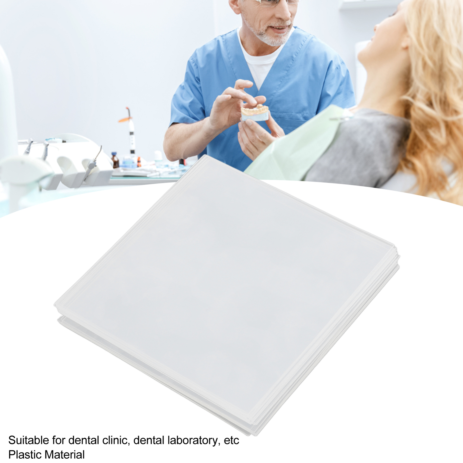 Dental Vacuum Forming Splint Sheets Professional Thermoforming Material (0.04in)