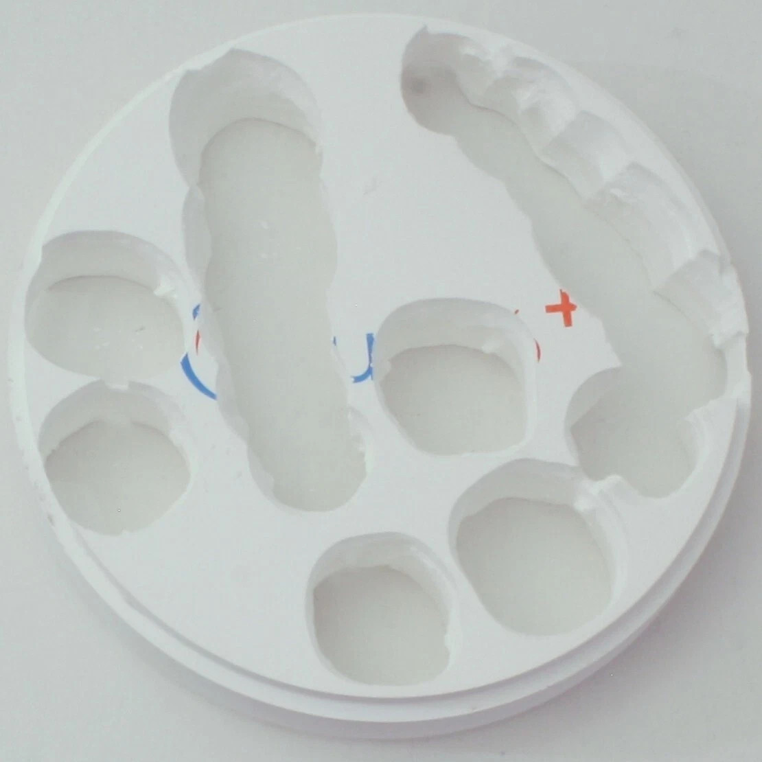 Used Zirlux 16+ White Zirconia Disc Blank 98×18 mm D98-18 Use by 2023-09-04