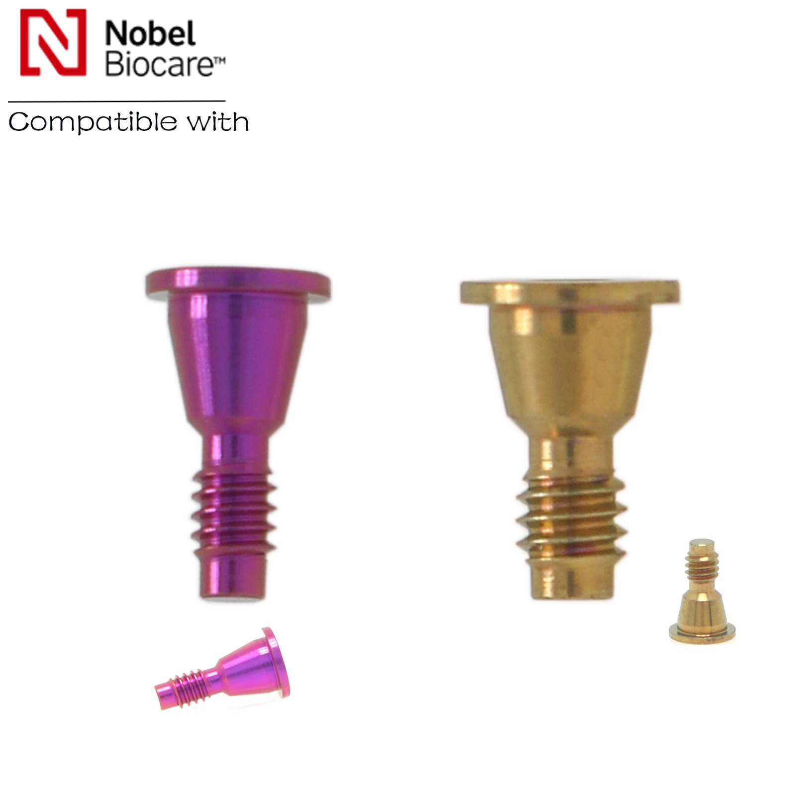 US Nobel Biocare Implant Healing Abutment Cap Internal Conical Connection NP/RP