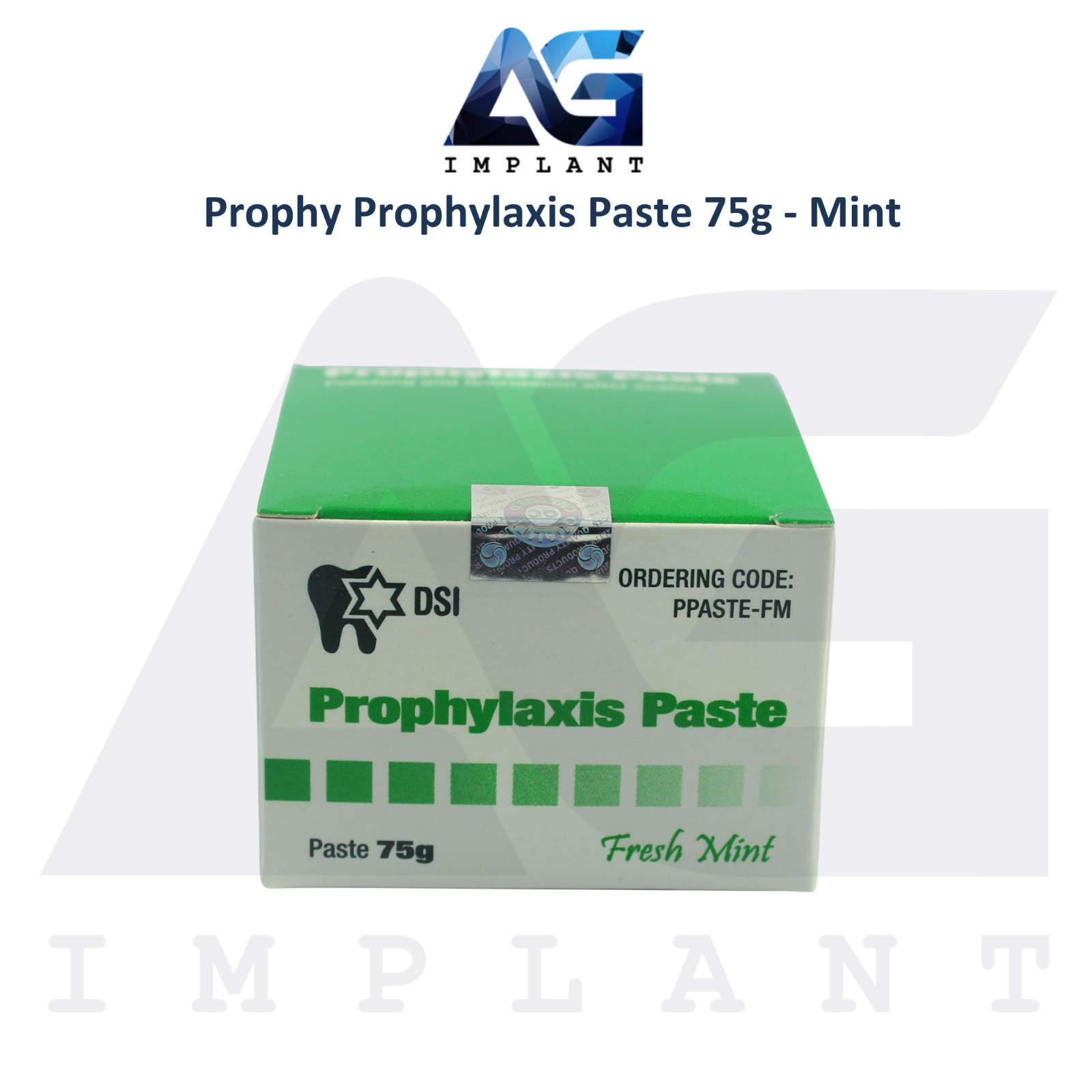 Dental Prophylaxis Paste Fresh Mint 75g Superior Teeth Cleaning And Polishing