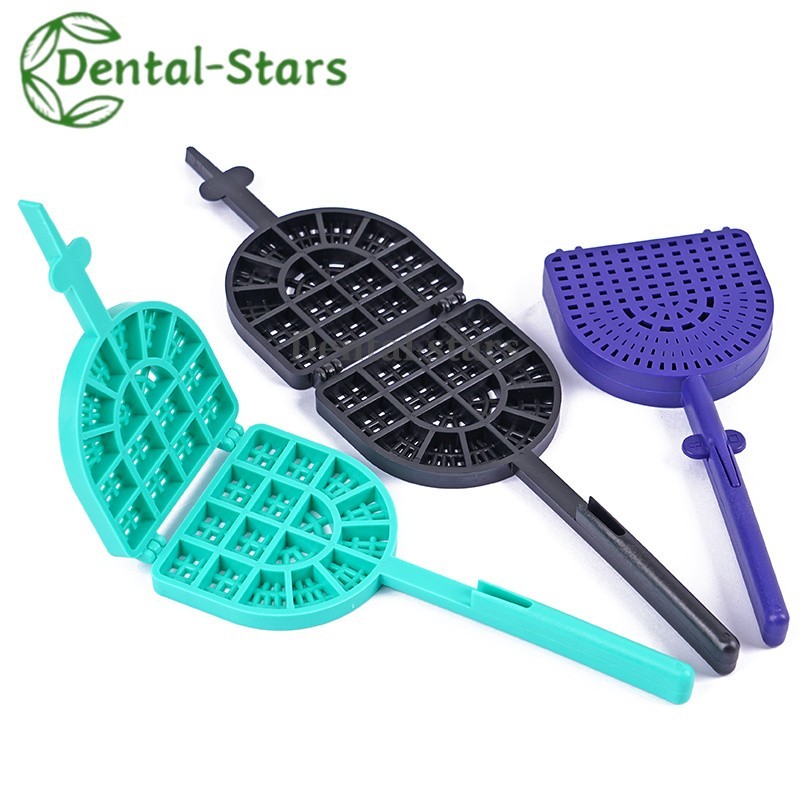 Dental Denture False Tooth Veneers Sieve Tooth Clean Collection Wash Racket Tray