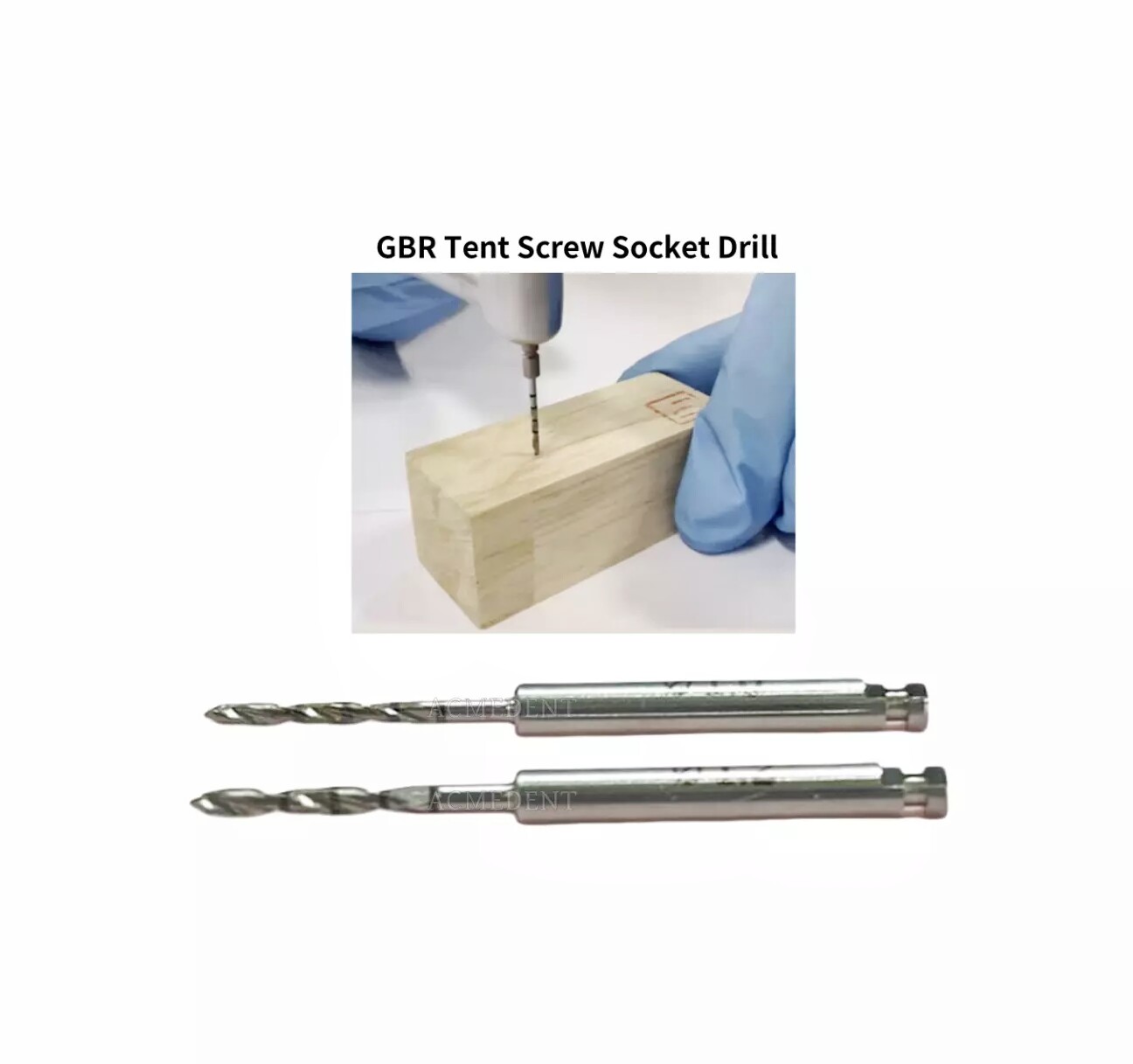 Dental GBR Pilot Drill Lance Drills/Bone Tenting Screws/Bone Replica Wood Blocks