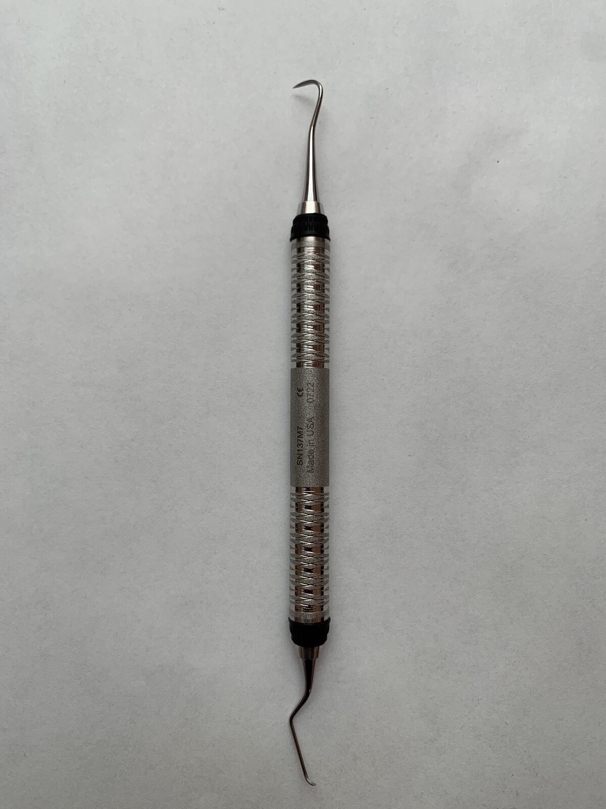 HU-FRIEDY #137 SICKLE/CURETTE mini five #7 SATIN STEEL HANDLE