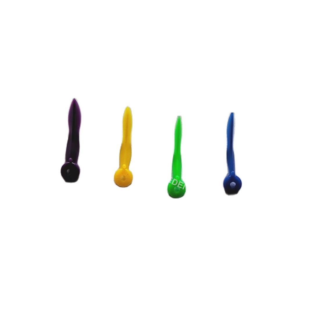 1000pcs Dental Wedges Tooth Gap Wedge Safety Holes 134℃ 4Sizes Plastic Diastema