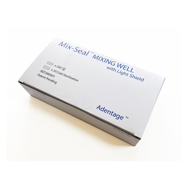 Adentage dental mixing wells 3 Well with Light Shield 200 pcs/box and 20 covers