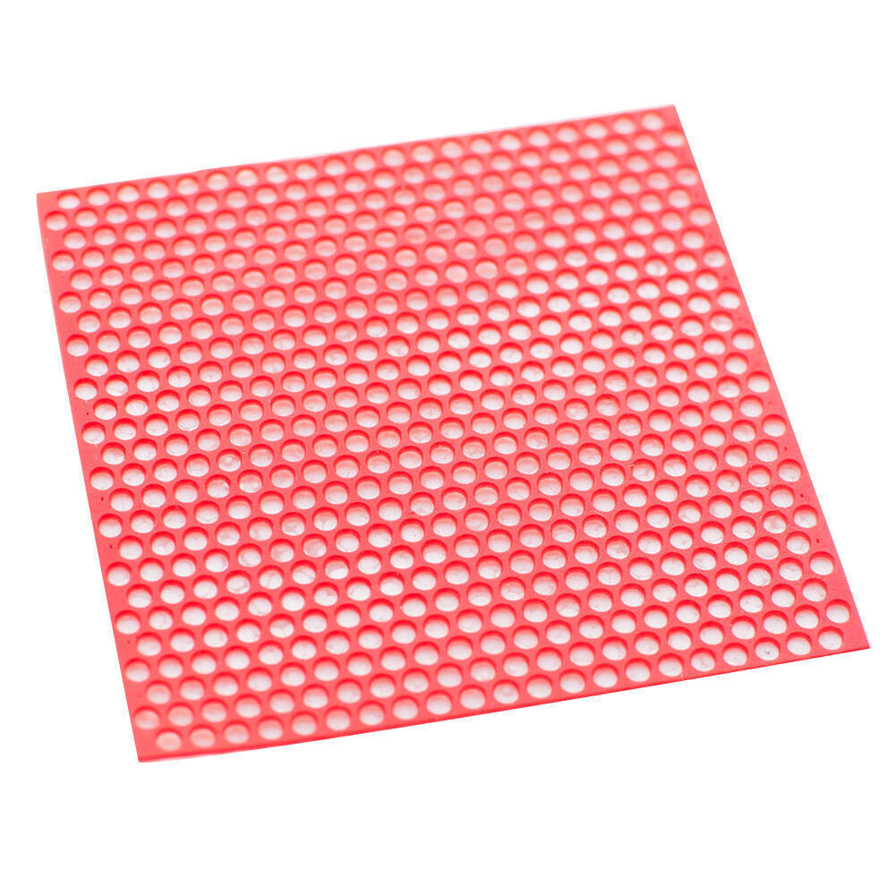 10 Sheets/Box Dental Lab Supplies Flexible Red Round Hole Casting Patterns Wax