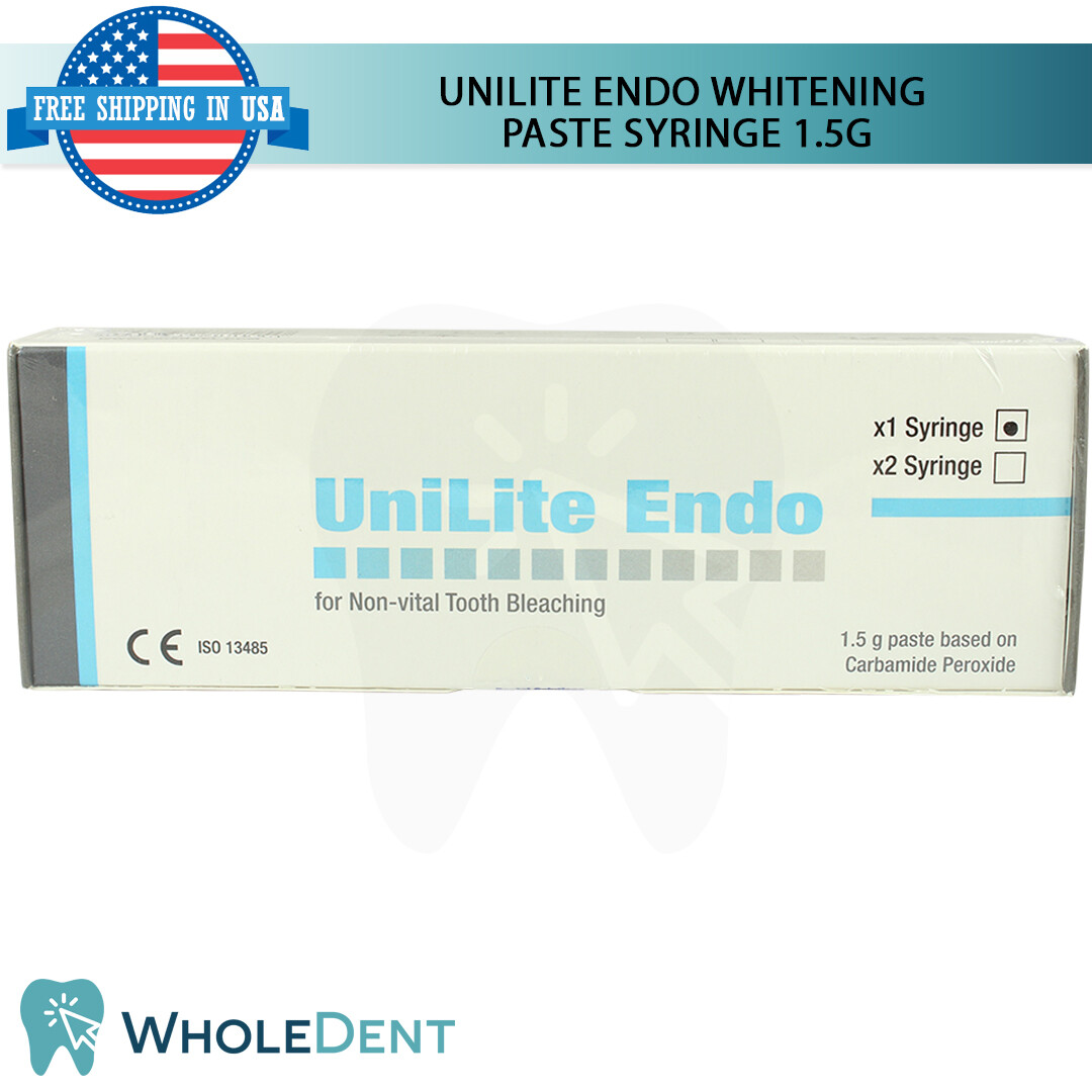 Endo Endodontic Whitening Paste Non-Vital Dental Tooth Bleaching 1.5g Syringe