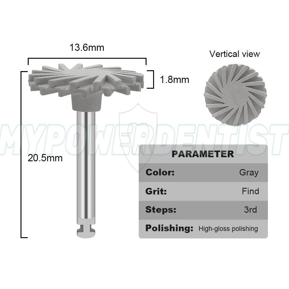 Dental Polishing Wheel Diamond Ceramic Twist RA Radial EVE Coarse/Medium/Fine