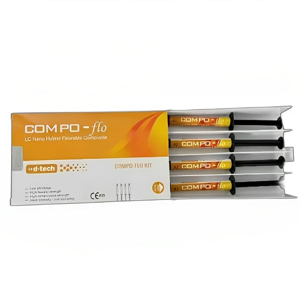 D-Tech Compo-Flo Flowable Composite Kit 4 x 2gm Tube