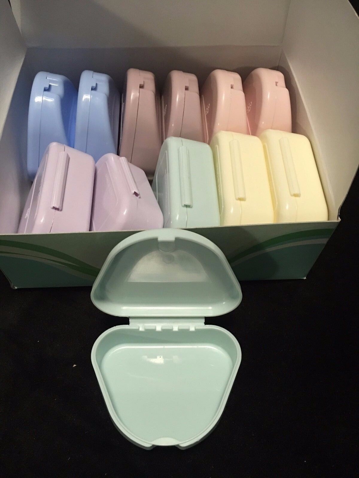 Dental Retainer Mouthguard Cases Box 12/pkg Assortment color