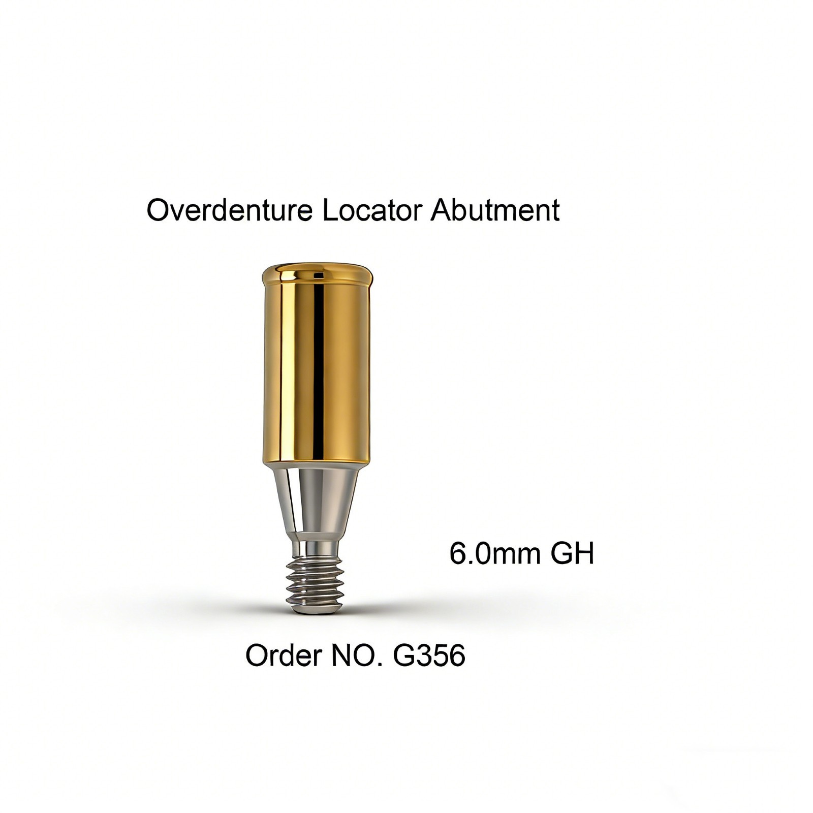 Hiossen ET titanium Locator Abutment Interna Hex Morse Taper Implant Overdenture