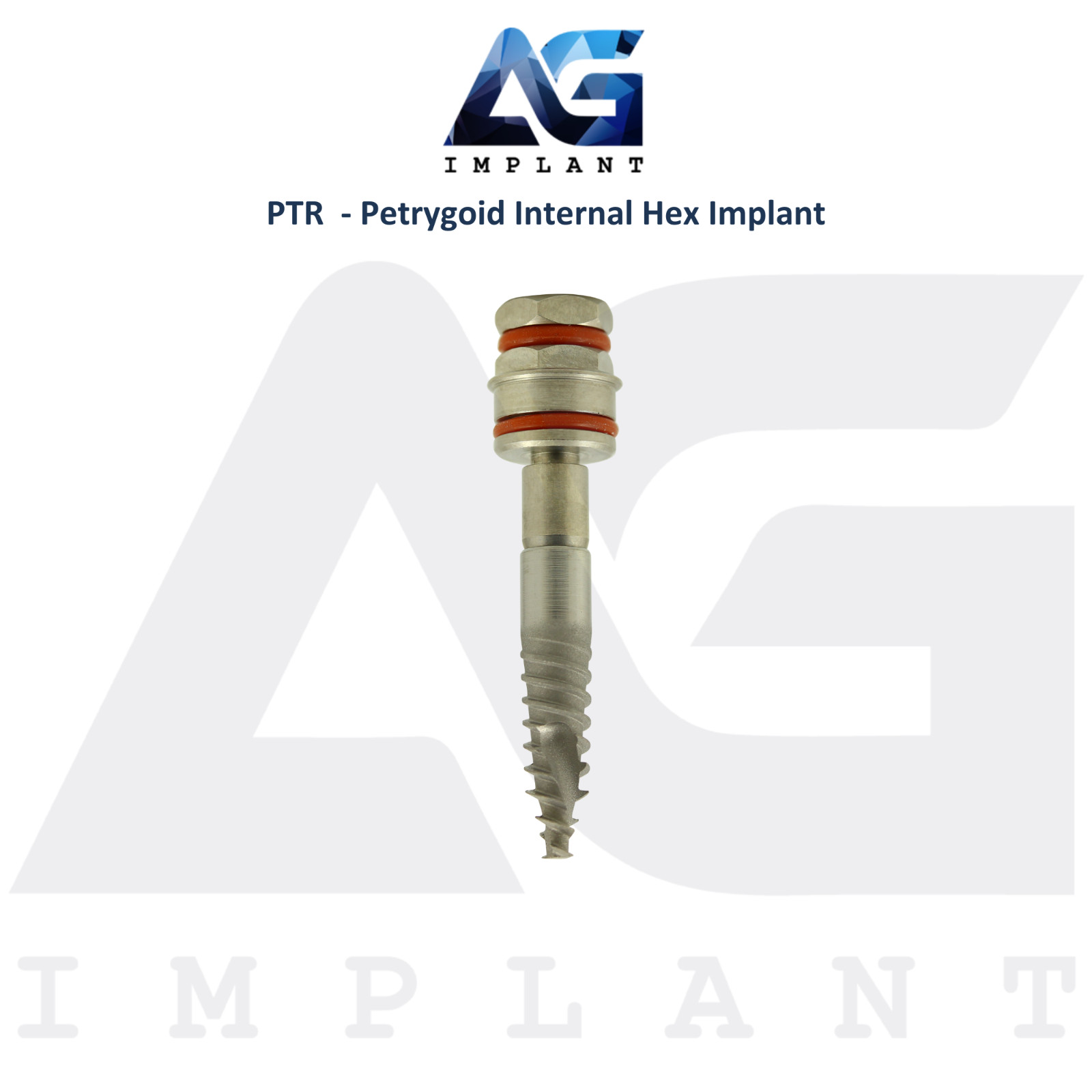 PTR – Petrygoid Int Hex Dental Fixture 2.42mm Connection System Ø4.2mm RBM