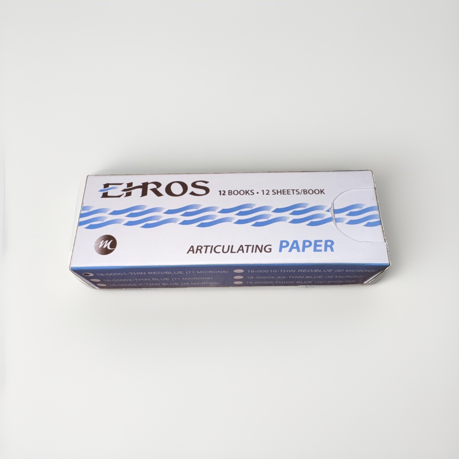 EHROS Articulating Paper Thin Red/Blue 12 Books-12 Sheets/Book #16-00001X 3pack