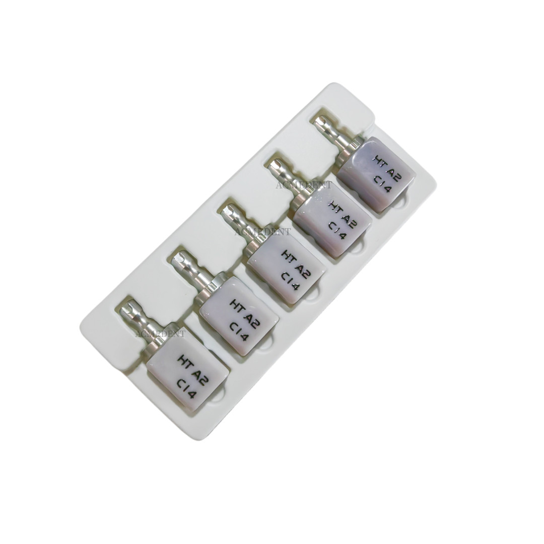 5 Pieces Dental Glass Ceramic Blocks CAD CAM Lithium Disilicate CEREC
