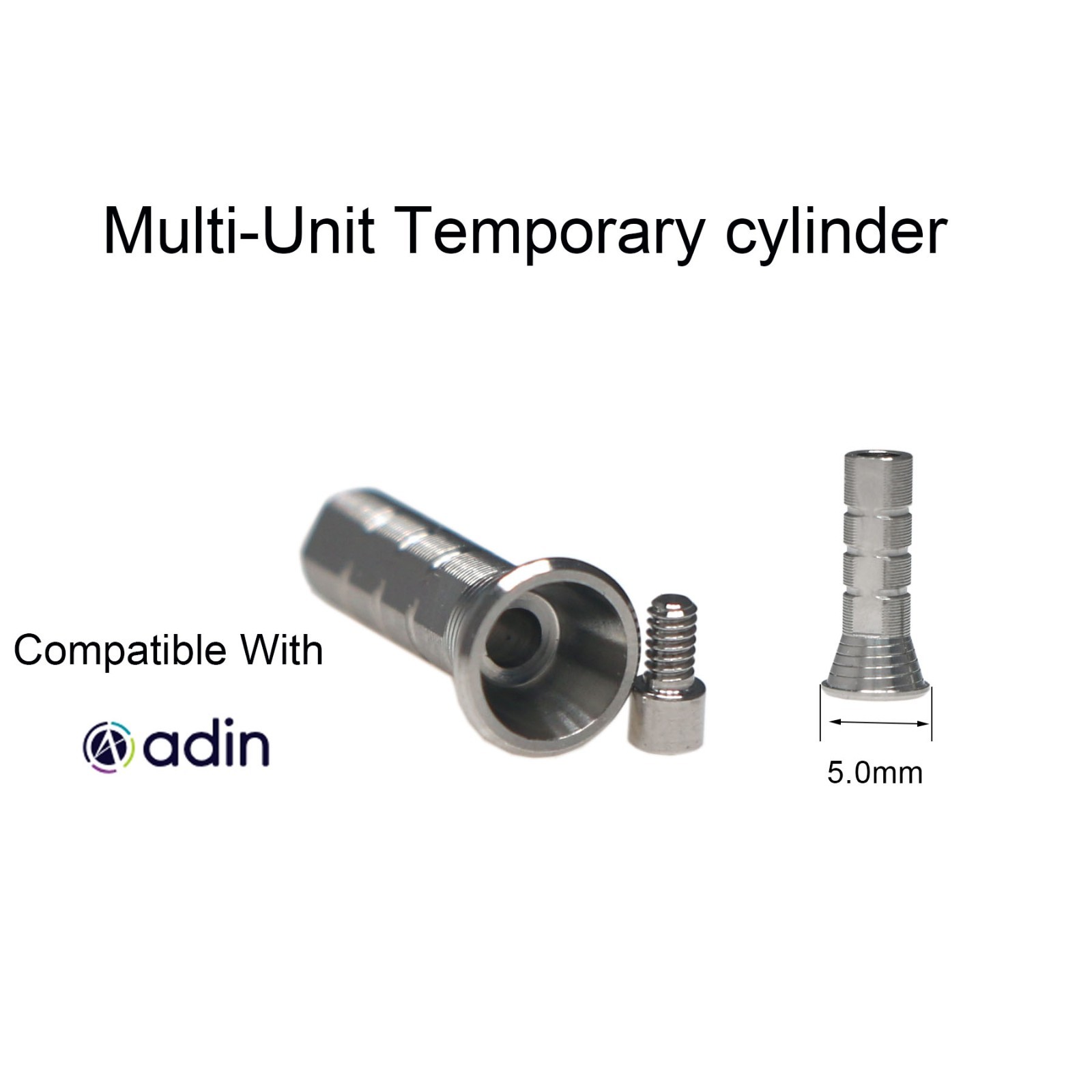 Hiossen/Nobel/Straumann/ITI Ti Temporary Cylinder MU Sleeve Multi Unit Abutment