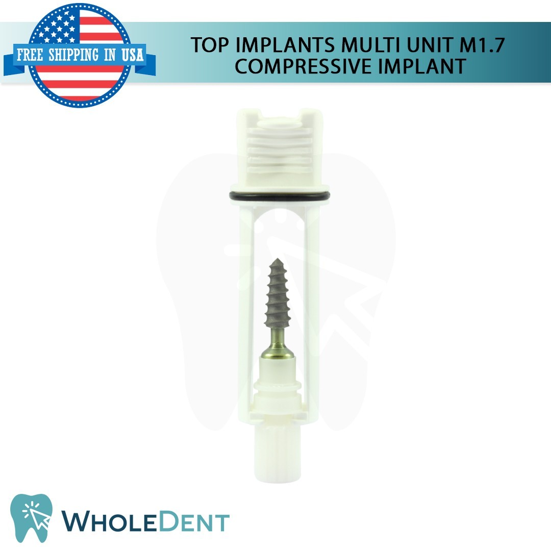 1x Dental Multi Unit M1.7 Compressive Monoblock Fixture Titanium Sterile SLA