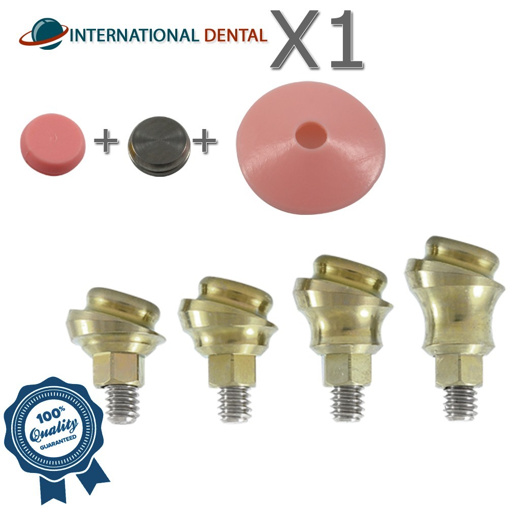 Dental Angulated Lokator Attachment 18° Soft Set Dentistry Int Hex 2.42mm