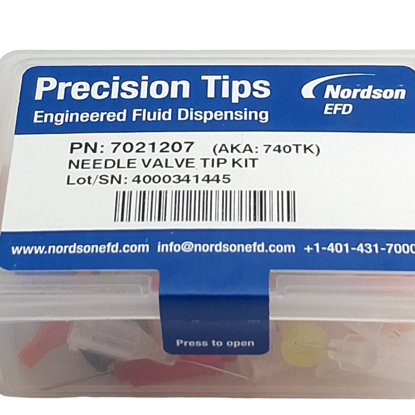 Nordson EFD 7021207 Engineered Fluid Dispensing Needle Valve Tip Kit