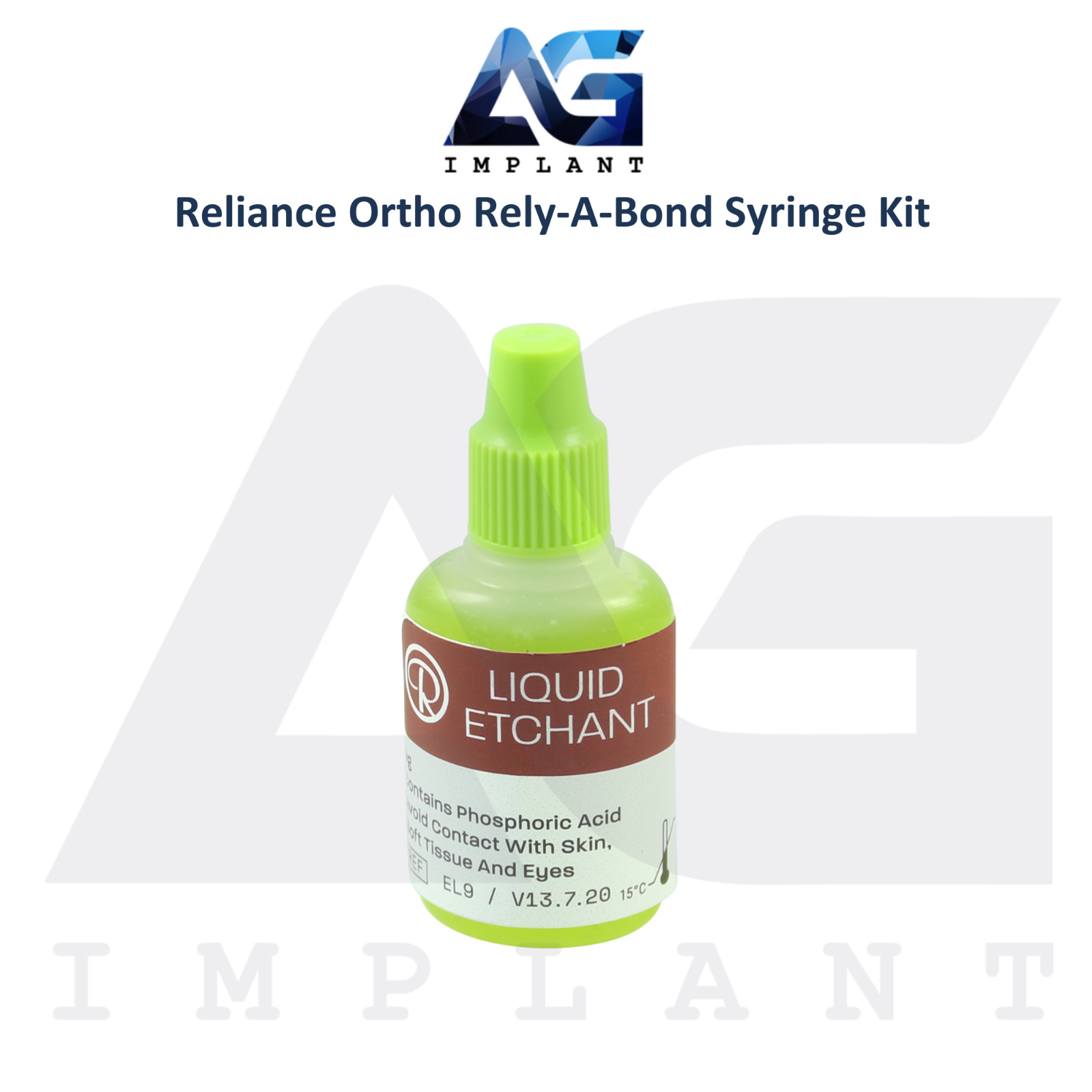 Dental Ortho Rely-A-Bond Kit Self Cure Bonding Brackets Adhesive Primer Lab