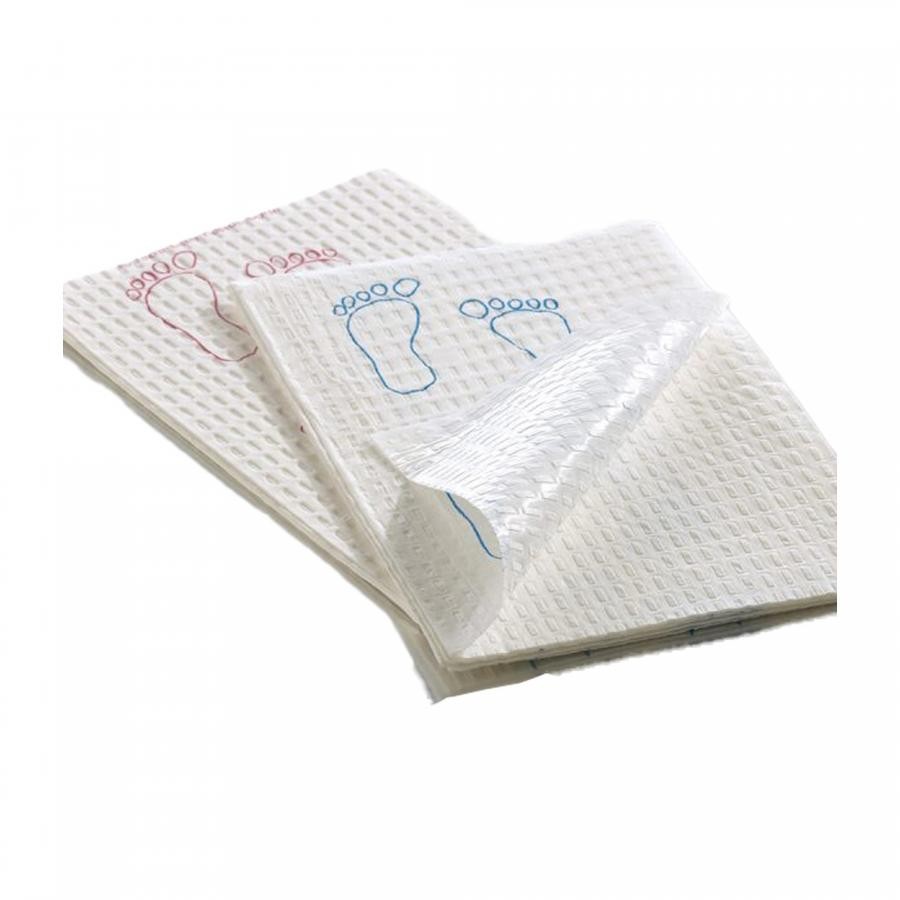 Graham Footprint Procedure Towels Mauve 13.5×18″ 3Ply Tissue Non-Sterile, 70192N