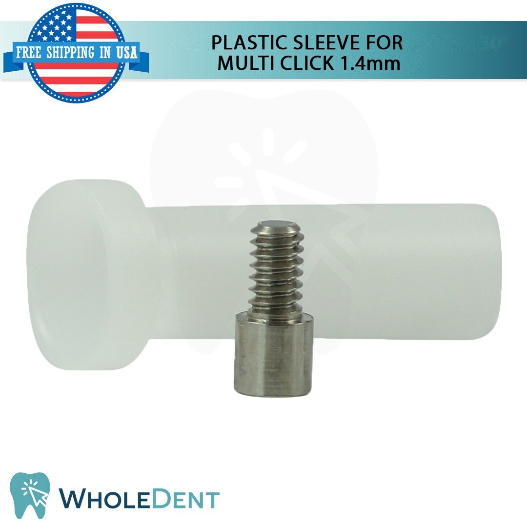 10X Plastic Sleeve With Length Of 13.0mm For Multi Unit 1.4mm Abutment