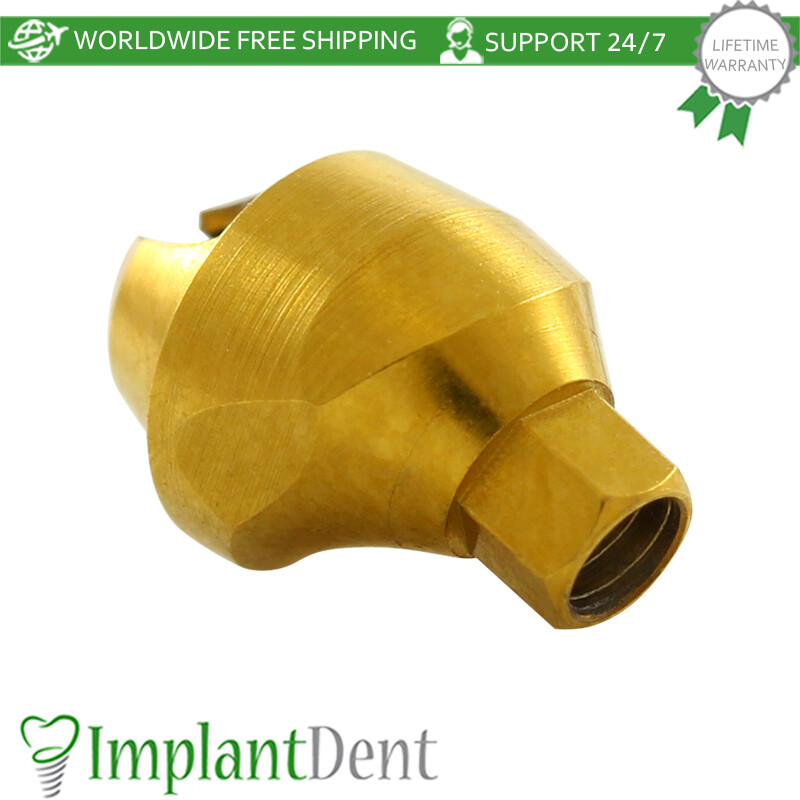 Set Of Angled Multi Unit Prosthetic 18° For Slim Platform 3.0mm+Plastic Sleeve