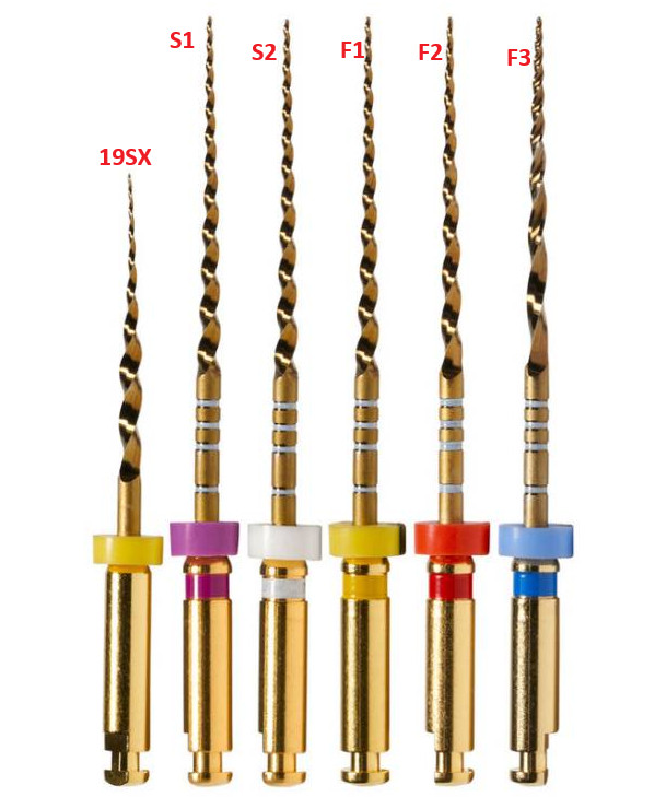 SPECIAL TAPERED Rotary Files All Sizes 21mm-25mm-31mm length 6 files/pk