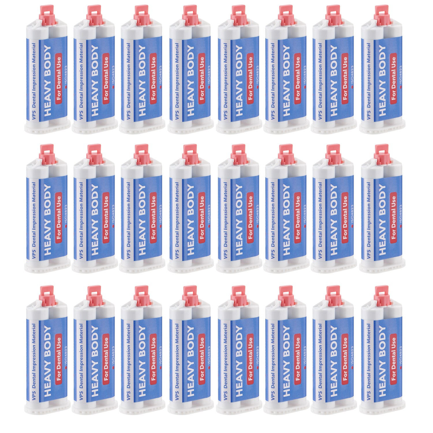 24Pcs Heavy Body Fast Rapid Set Impression Material 50mL Cartridges VPS PVS US
