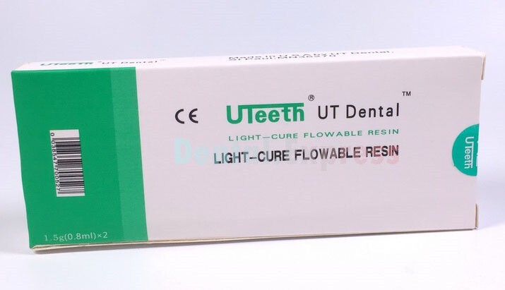 A1 A2 A3 UT Dental Composite Light-Cure Flowable Resin 2 Syringe + 10 Tip