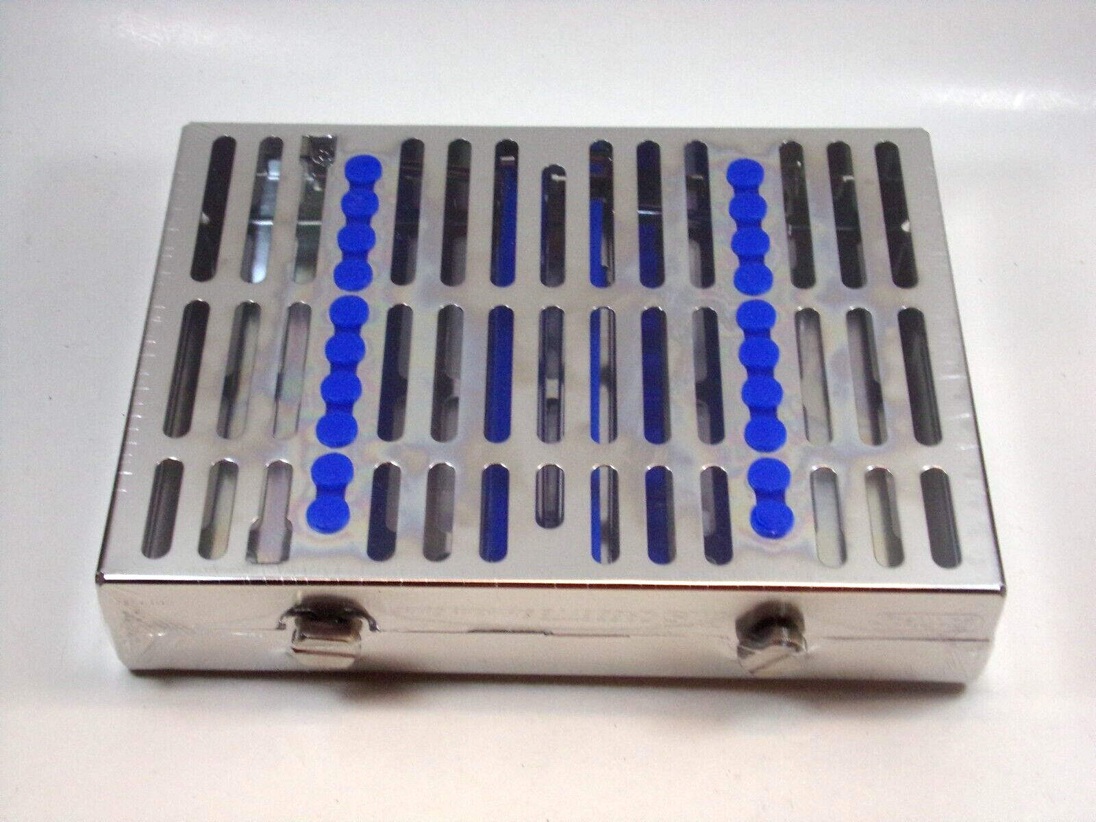 HU FRIEDY Large Double Decker Ortho Blue Cassette 6″ x 8″ x 1.5″ | IM5208-OR