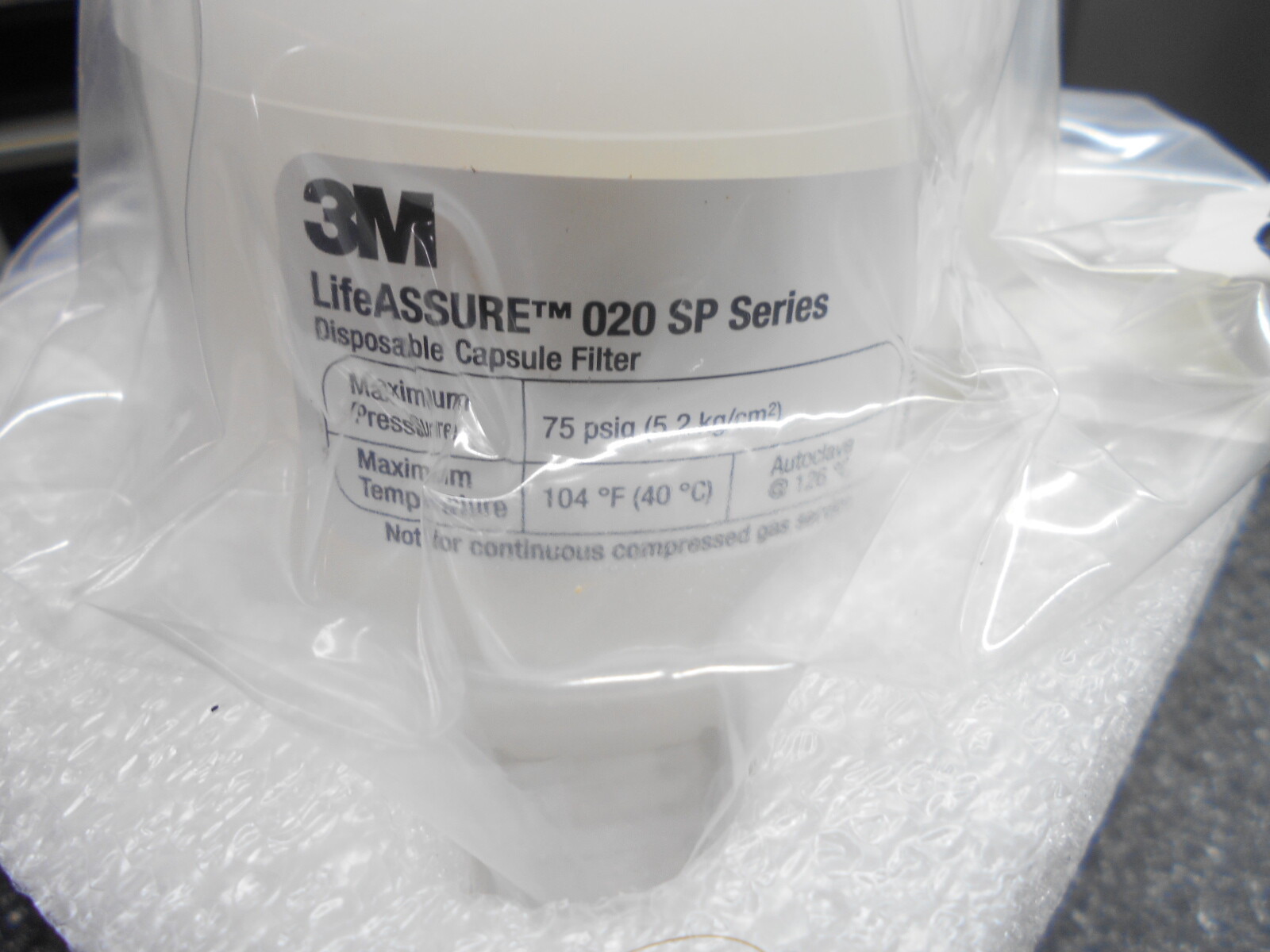 3M LIFEASSURE 020 SP SERIES DISPOSABLE CAPSULE FILTER SK3281001