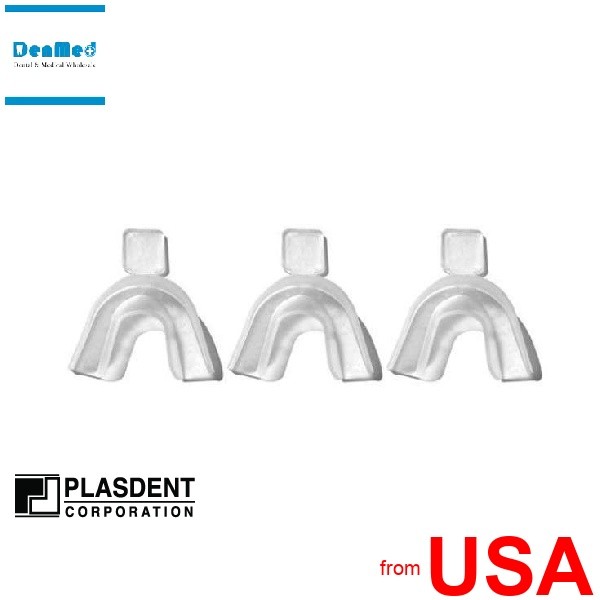 PLASDENT Teeth Bleaching Trays, one size,12/Bag. Moldable: Boil and Bite 423769