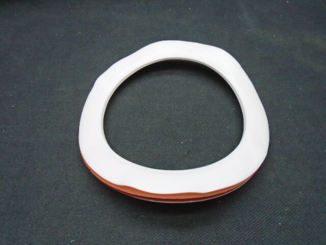 MARTIN BRASS WORKS PTFE Teflon & Silicon Envelope Style Gasket 5” OD 3-5/8” ID