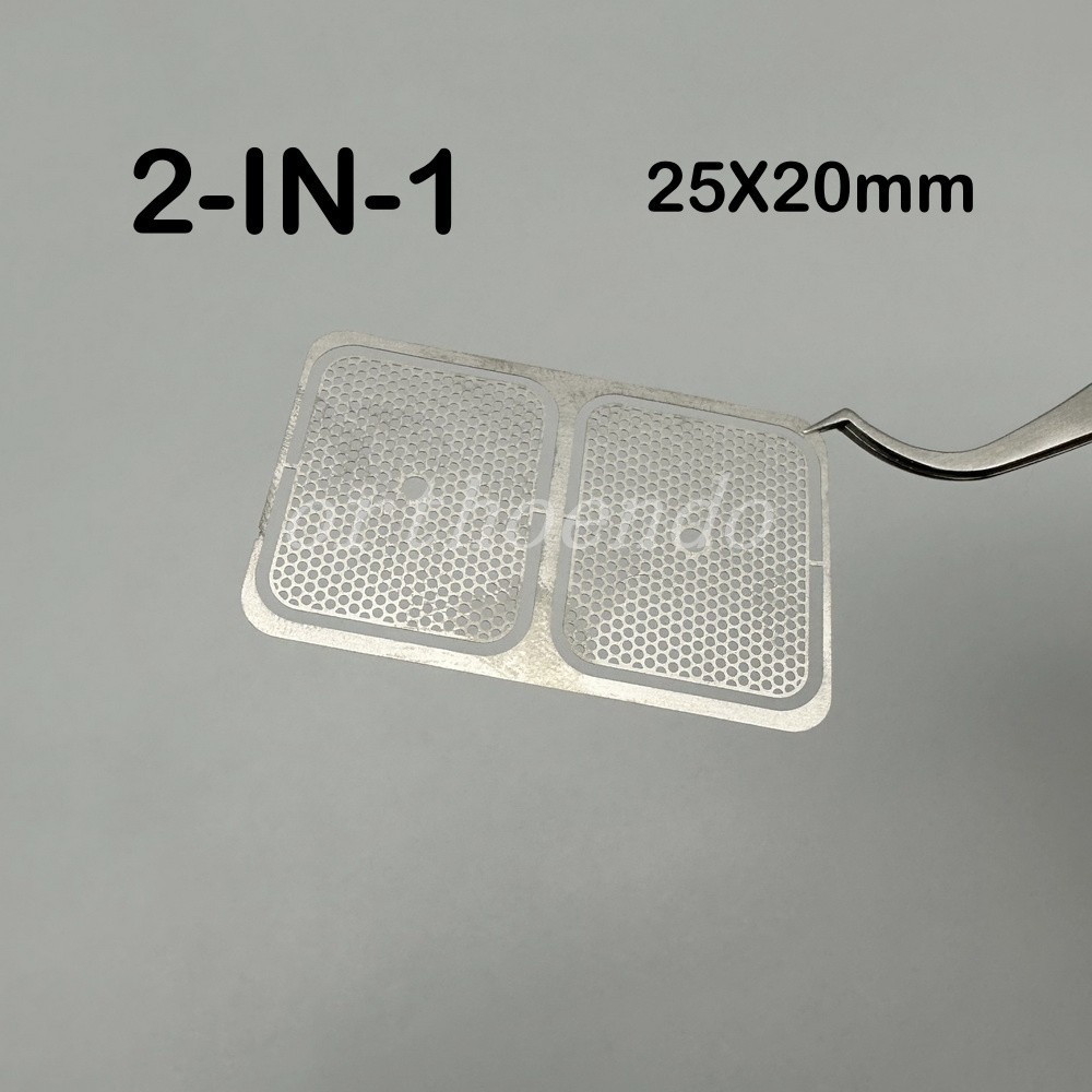 GBR Flexible Safety Titanium Mesh Membrane Plate Bon Tack Barrier 2-IN-1