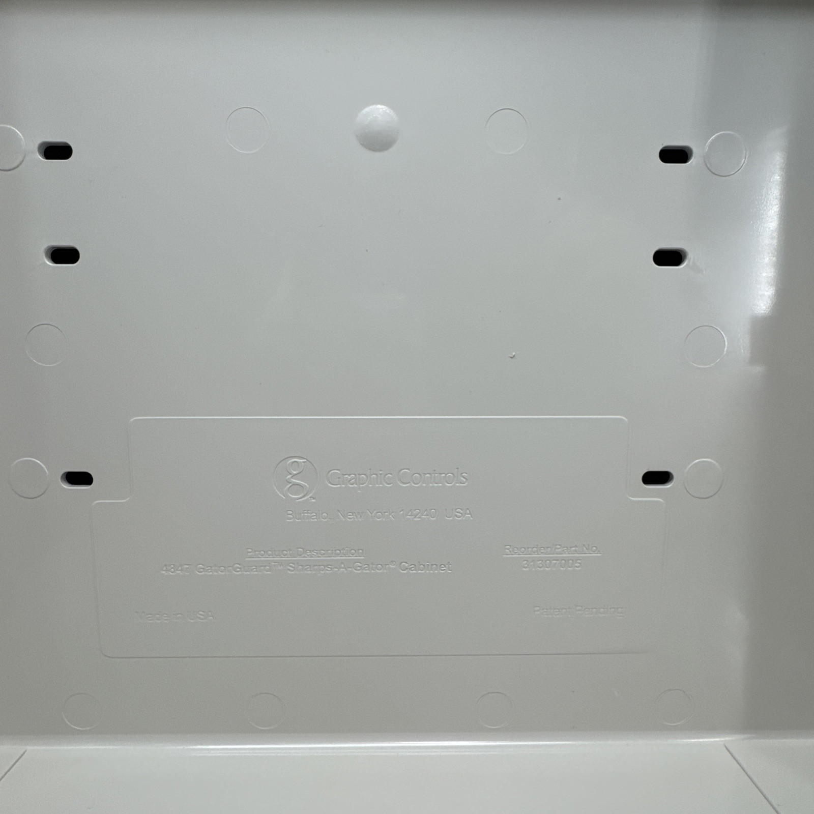 Cardinal Health Monoject Wall Cabinet Safety In-Room Container 2 & 3 Gallon