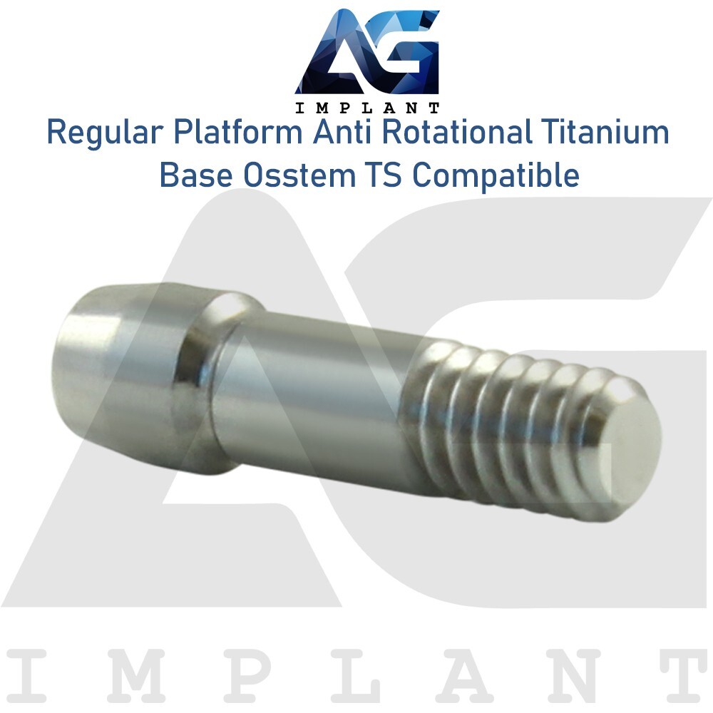 x10 Titanium Base CAD/CAM Prosthetic 2.5mm Fit Regular Platform 0sstem® TS