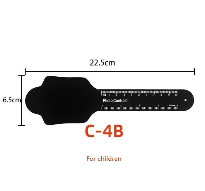 6Pcs/Kit Dental Oral Photo Palatal Photography Contrastors Black Background Tool