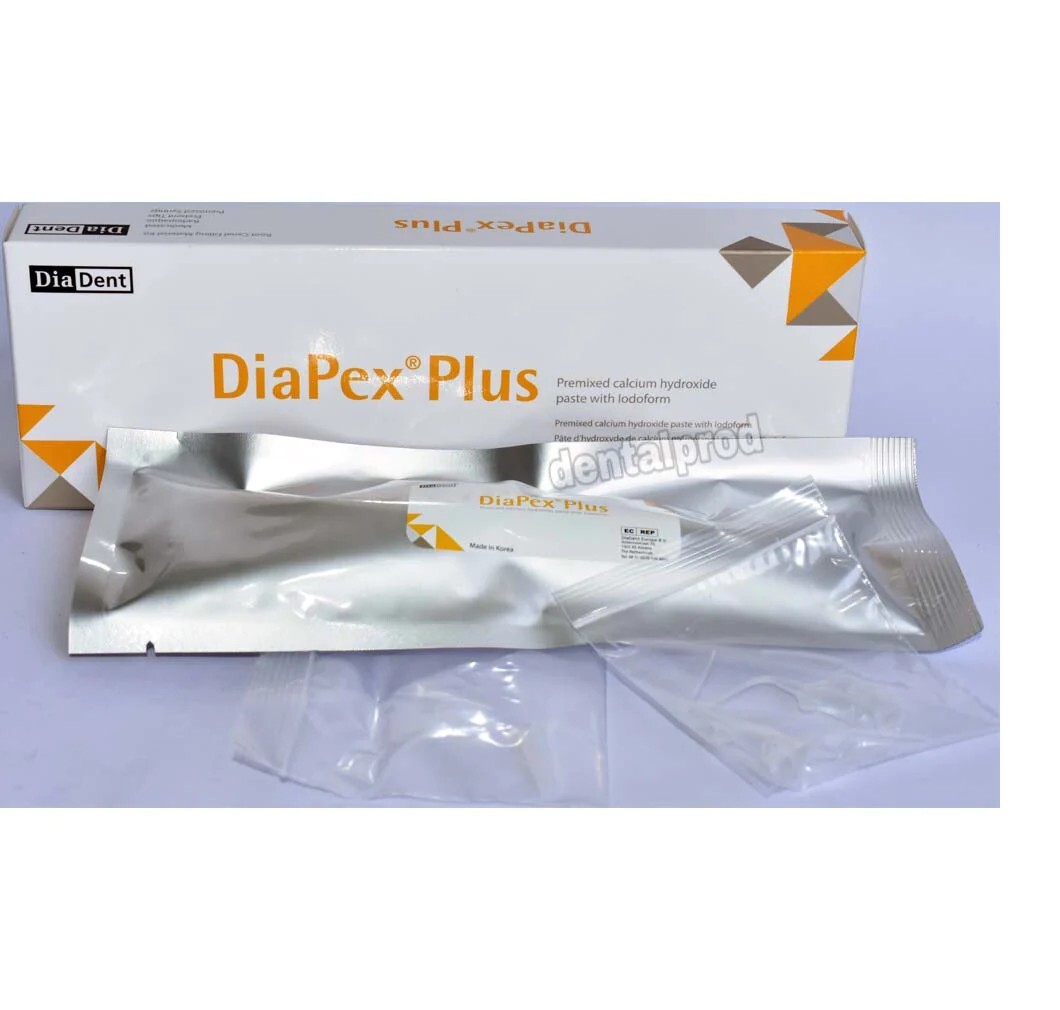 DiaDent Diapex Plus Pemixed Calcium Hydroxide Paste With Iodoform – 1 Syr of 2g
