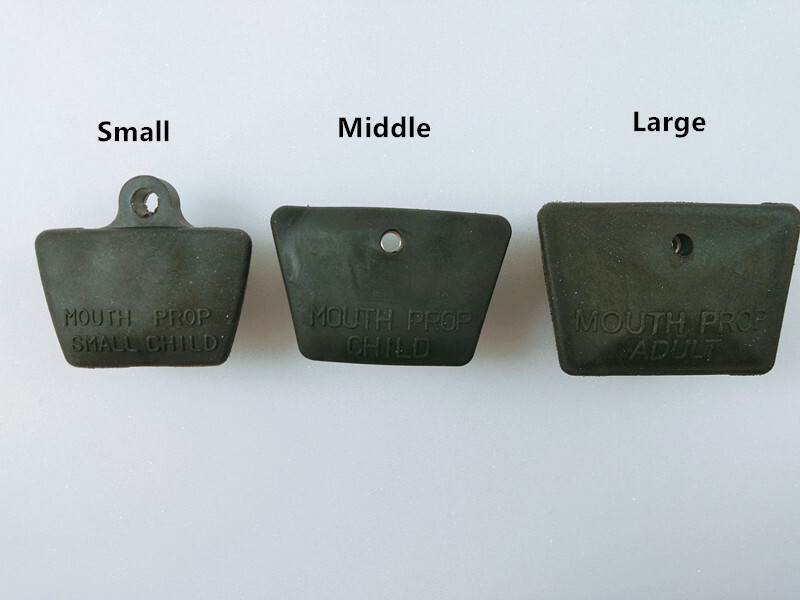 5Pcs Dental Black Mouth Prop Bite Block Adult-Large Latex Free Strong Vision