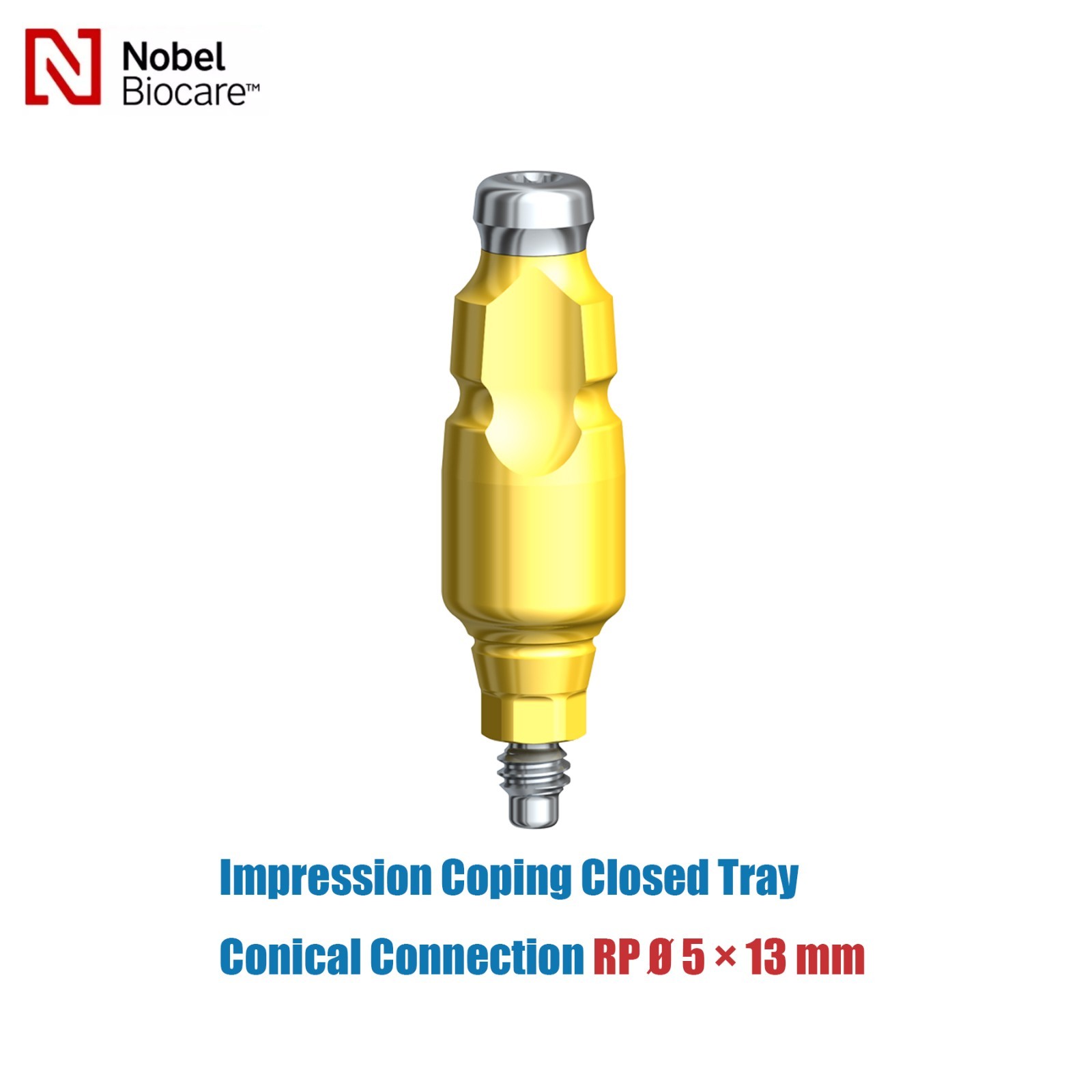 US Dental fits Nobel Biocare Active Impression Coping Transfer Closed Tray NP/RP