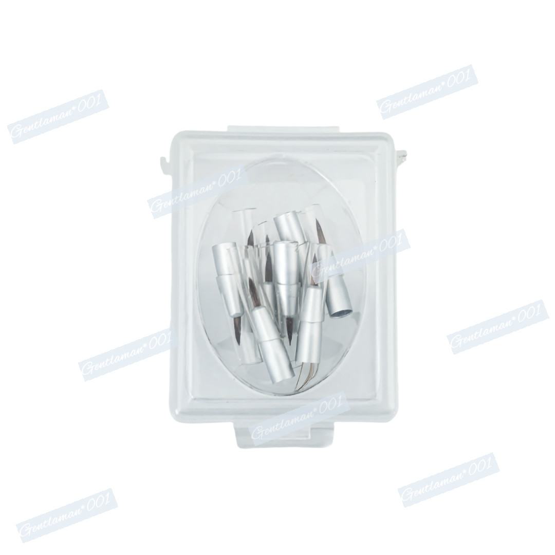 Dental Resin Brush Pen Replaceable Brushes Tips Straight Curved Head Mini Micro
