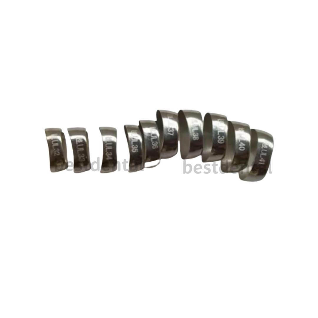 20kit(80pcs) 1st Molar Plain Band Rough Inner Dental Bracket Orthodontic Bands