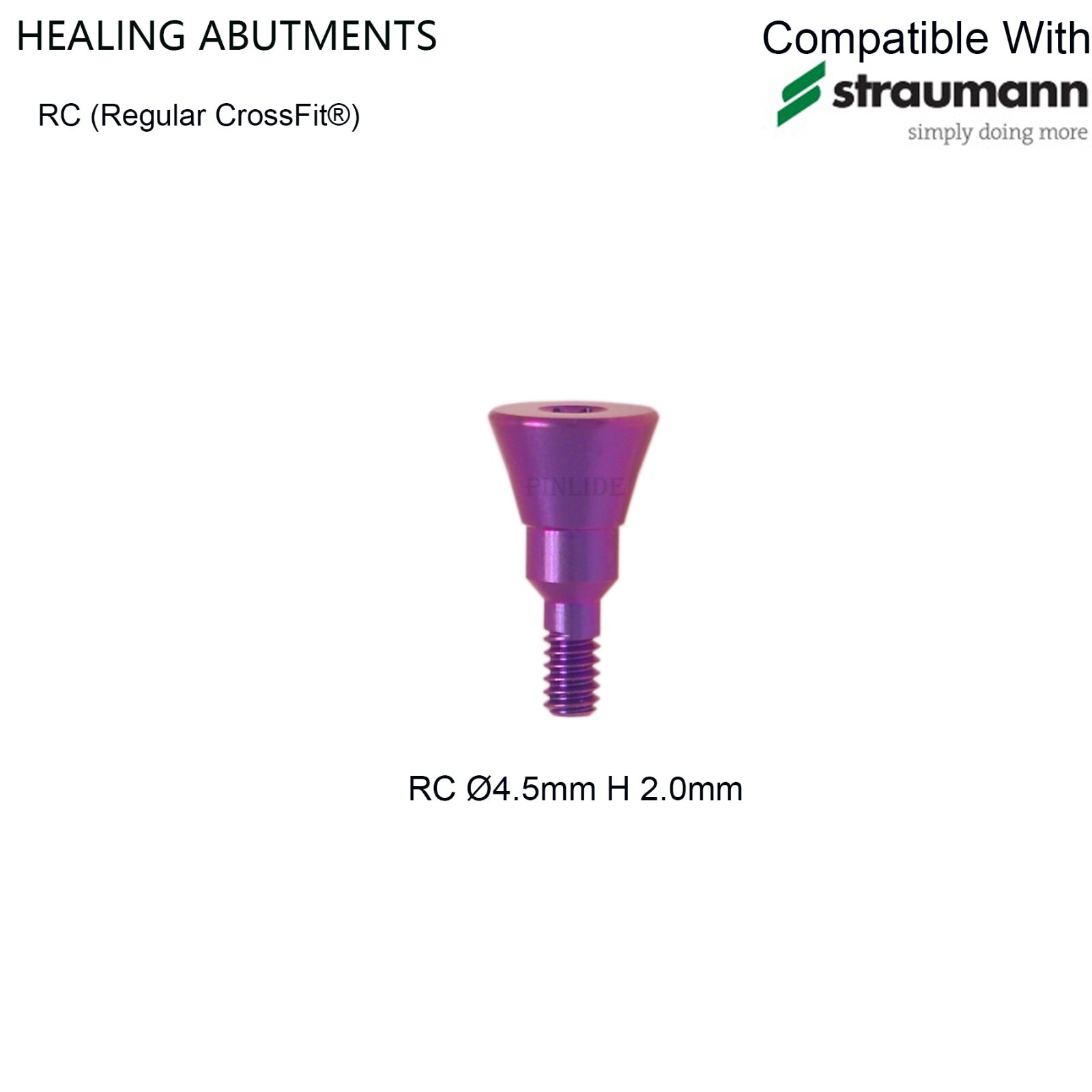 Dental Healing Abutment Caps Screw RC Fits ITI Straumann Ø4.5/5/6.0/6.5