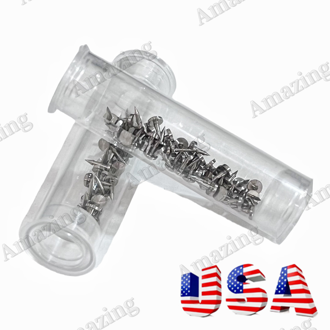 20Pcs Dental Gun Tack Pins Membrane TAC Fixation Titanium Pin GBR System Implant