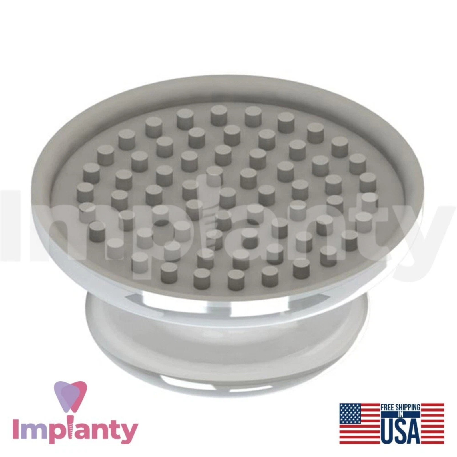 10x Morelli Dental C0mposite Lingual Buttons Ø2.9mm Diameter Aesthetic White