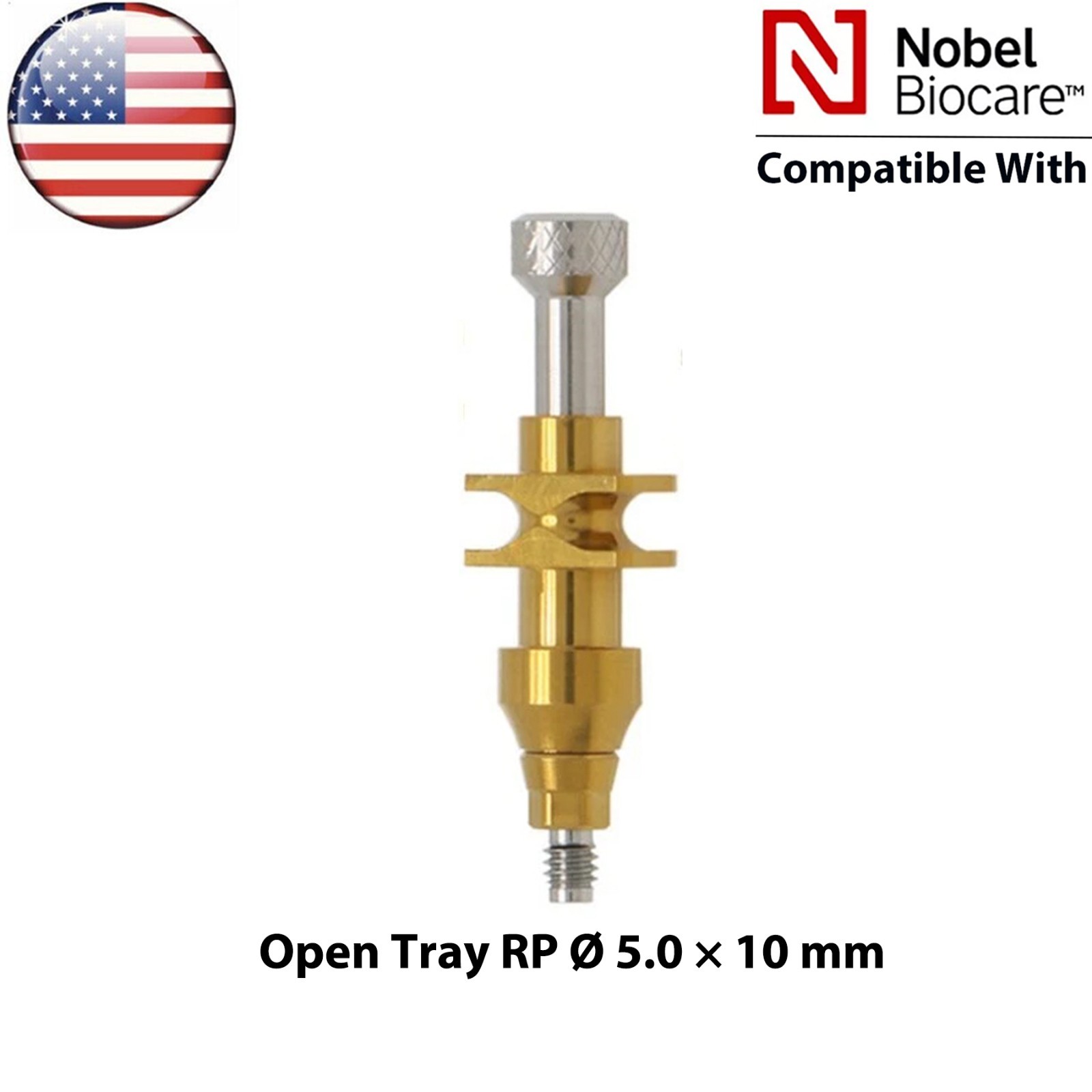 Dental fits Nobel Active NP/RP Impression Transfer Coping Open Close Tray Analog