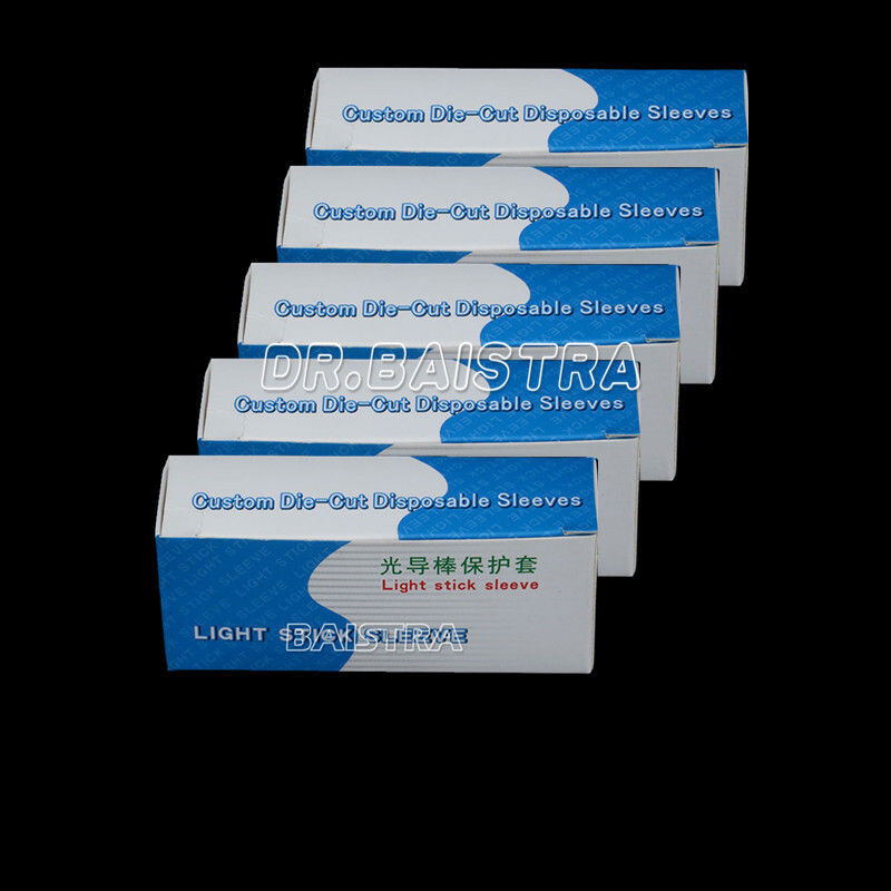 10Box Dental High Quality Guide Tip Stick Sleeve Sheath Cover Disposable Curing